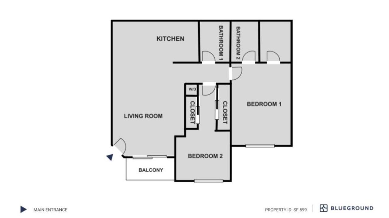 2br W Wd Gym Pool Apple Shuttle Sfo-599
